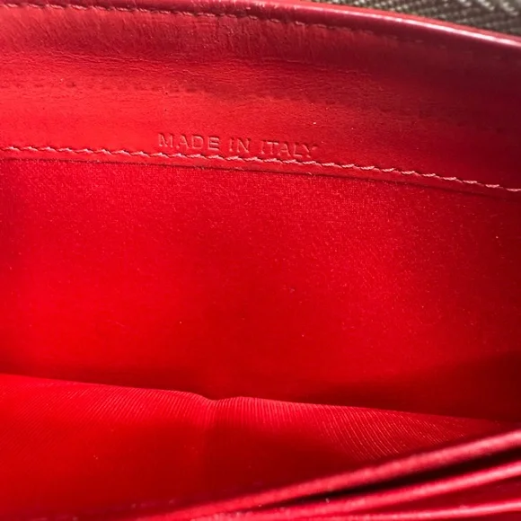 Christian Louboutin Beige Panettone Wallet with Silver Spikes - Picture 12 of 14